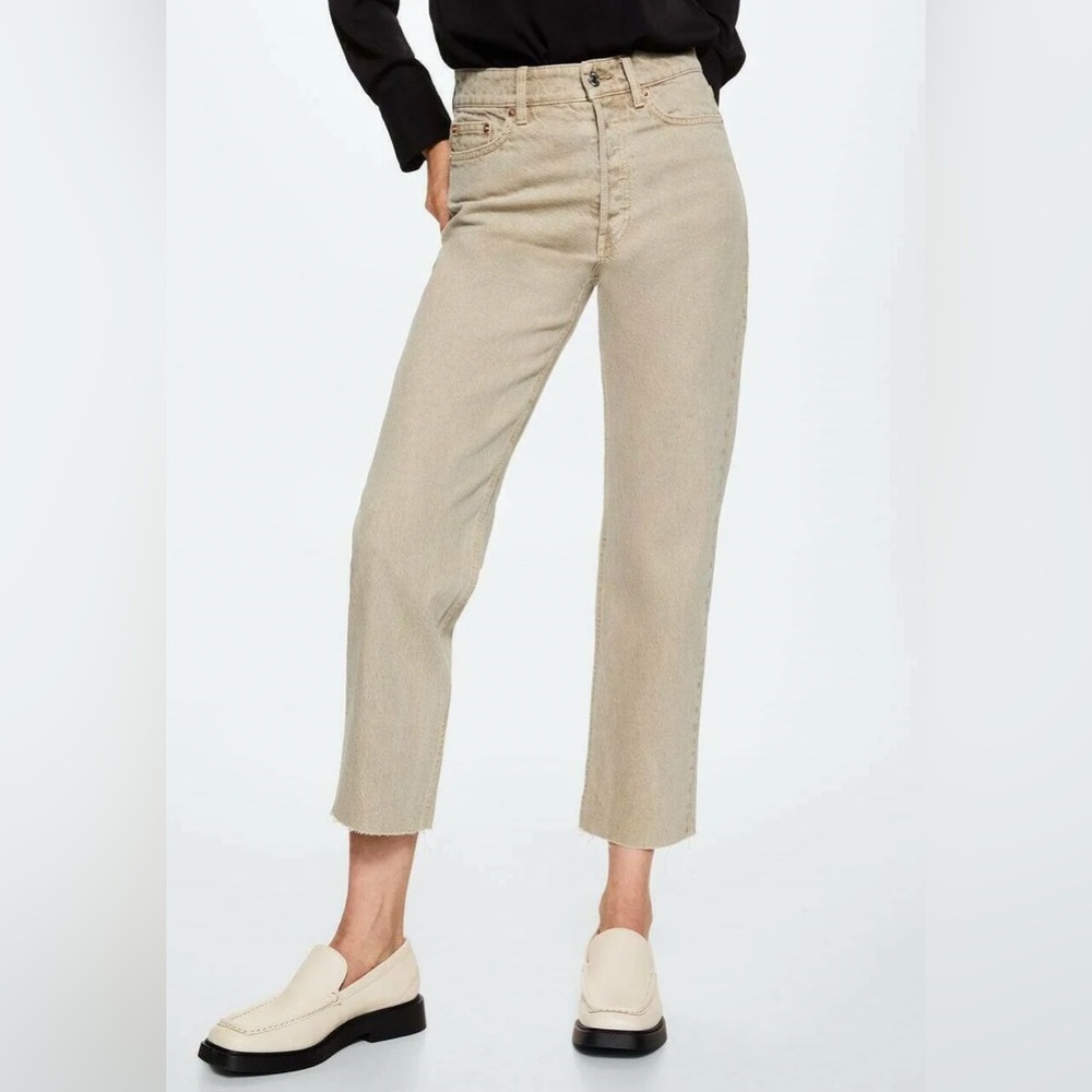 Havana Cropped Straight Jeans